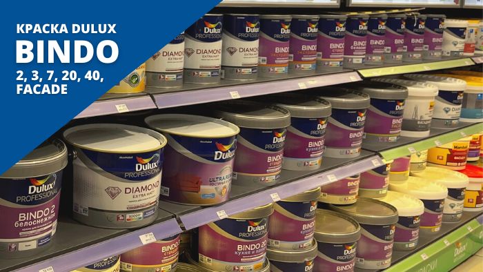 Всё о краске серии Dulux BINDO