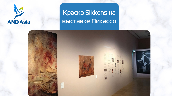 Краска Sikkens на выставке Пикассо